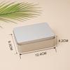 Portable Mini Metal Storage Tin Can Jewelry Keys Coins White Tea Wedding Candy Gift Organizer