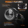 4 inch White Amber DRL LED Fog Light For Chrysler 300 Chrysler PT Jeep Wrangler TJ JK CJ-5 CJ-7 CJ-8 Front Bumper Driving Lamp