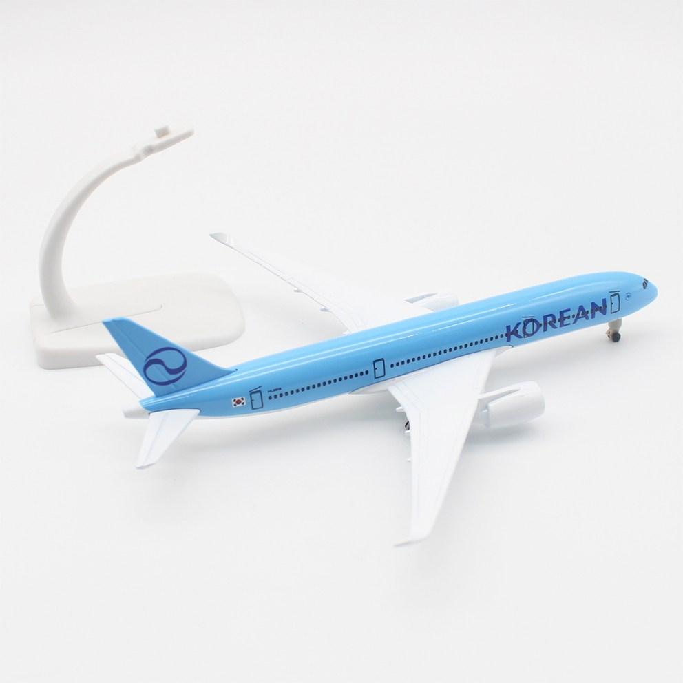 JJC Druckguss-Miniaturflugzeugmodell - Korean Air A350 (Neue Lackierung, 1:300, 20cm) - Sammlerstück & Dekorativ