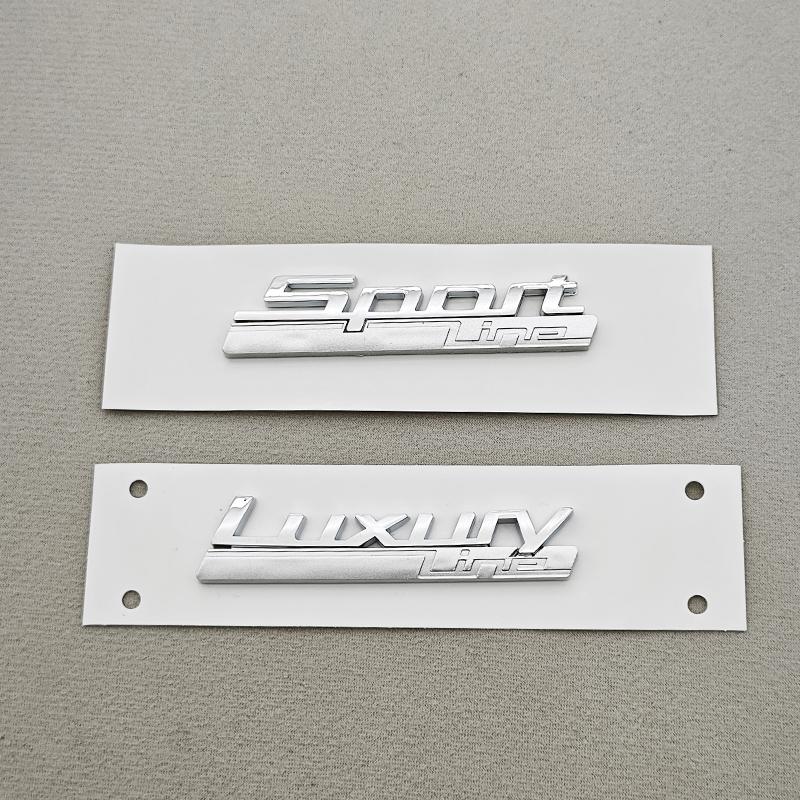 3D ABS Sport Luxury Line Emblem Car Fender Badge Stickers For BMW 520i 530i 330i 320i 518i F30 F10 G30 G20 E46 E39 Accessories