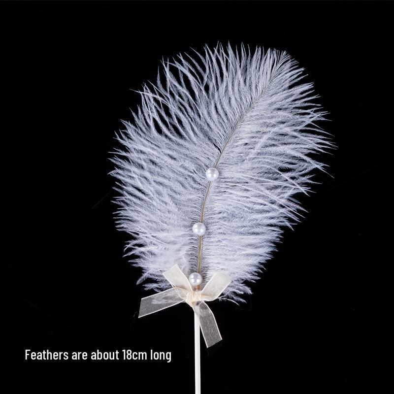 10 Anielskich Piórkowych Topperów i Ozdób na Tort