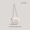 Fashion Design Bow Small Square Bag Women's New Popular Versatile Messenger Bag Niche Chain Commuter Bag