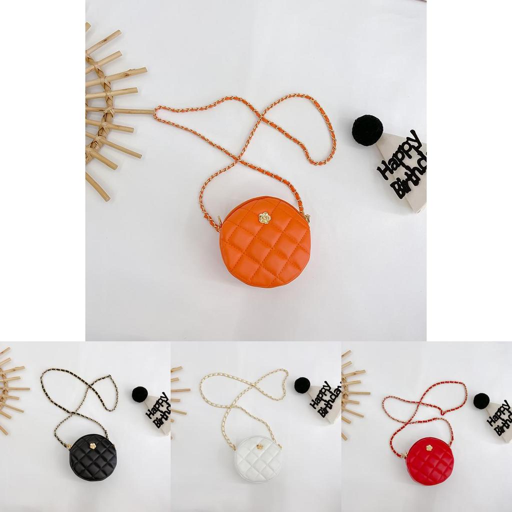 Girls Pu Leather Quilted Crossbody Bag With Breathable Design For Daily Use