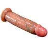 Super Strong Liquid Silicone Double Layer Jerky Blue Tendons Raised Artificial Penis Dildo Masturbator Female Adult Sex Toys
