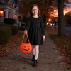 Candy Holder for Kids Halloween Pumpkin Bag Kids, Small Trick or Treat Bucket, Reusable Soft Face Basket with Handle Party Decoration