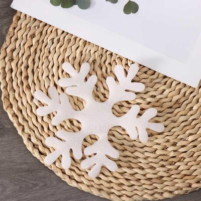 6Pcs Reusable White Foam Snowflake Large Fake Xmas Tree Pendants Hanging Decorative Christmas Snowflakes Ornaments DIY
