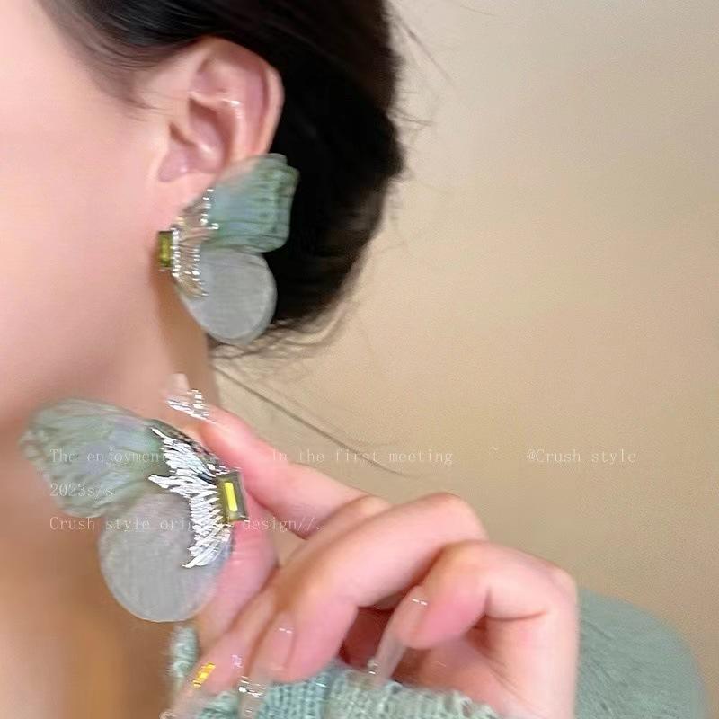 Color Dopamine Earrings, Sweet Super Fairy Temperament, Simple Personality and High Value Niche Earrings