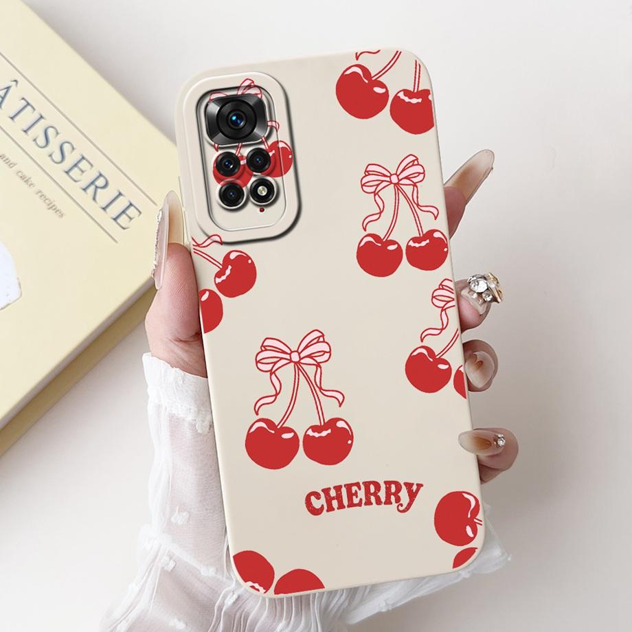 Case For Xiaomi Redmi Note 11 11s 11 Pro Pro+ 4G 5G Phone Case Note 11T Soft Silicone Funda Women Fashion Flower Printed Cover