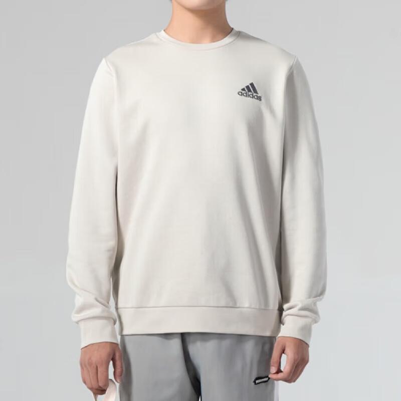 Adidas Feelcozy Essentials Fleece Sweatshirt Men Sweatshirt Aluminum IY9082