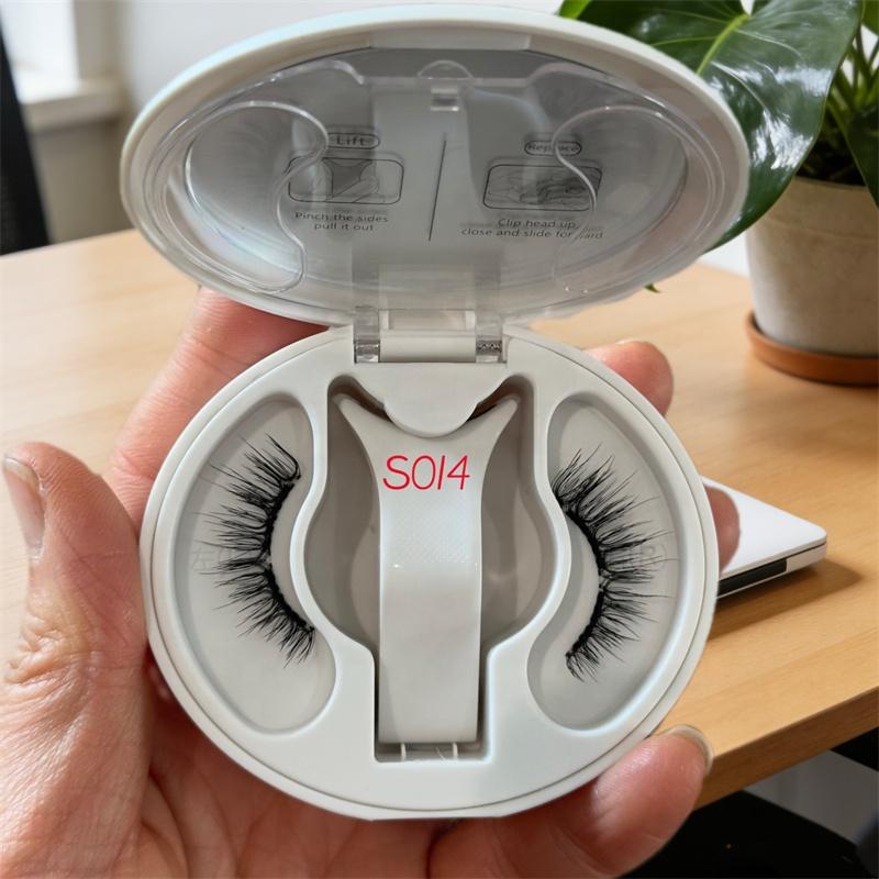 Oem 3D Faux Mink Soft Magnetic Eyelashes Kit Fluffy Reusable Magnetic Lashes with Applicator