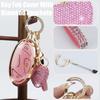 Key Fob Cover with Diamond Keychain Fit for Hyundai Car Key Holder Case Compatible with Hyundai Loniq 6 Grandeur GN7 KONA  2024 Smart Remote Key