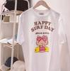Sanrio 2026 Sommer Comic Form Hello Kitty Bild 100% Baumwolle Bedrucktes Lässiges T-Shirt Erwachsene Kinder ElternKind Oberteil Hauskleidung Y2k