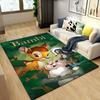 1pc Bambi Pattern Area Rug Soft Flannel Floor Mat for Living Room,Office,Bedroom and Carpet,Sofa Coffee Table Floor Mat