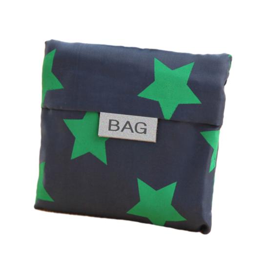 Reusable Shopping Bag Foldable Stars Stripes Washable Pouch for Oxford Fabric Grocery Tote Camping Commuting Picnic