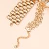 Oversized Openwork Chain Set - Bold European Necklace & Bracelet
