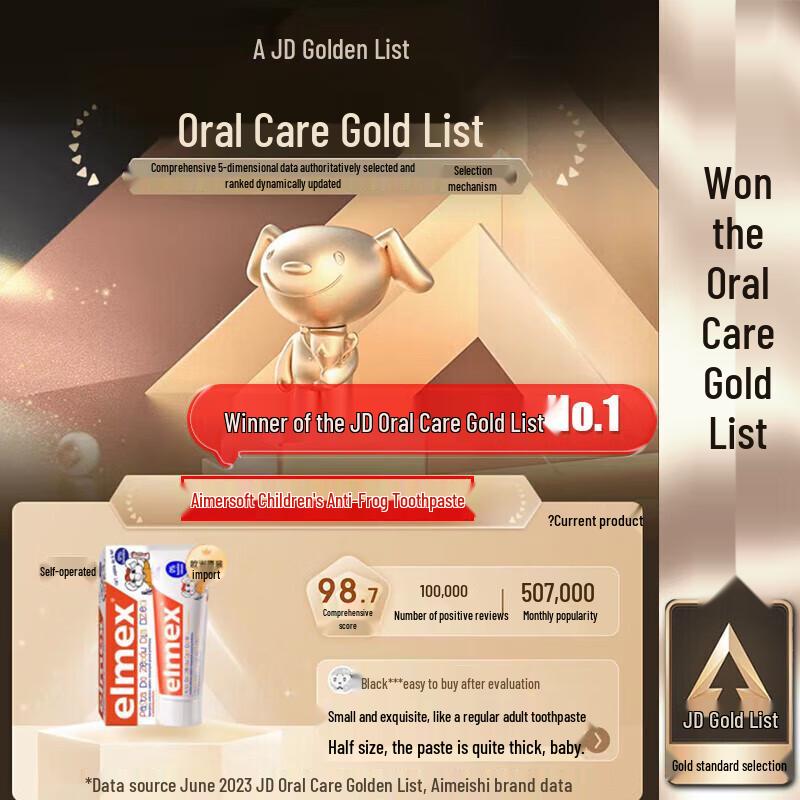 ELMEX Kids Olaflur Anti-Cavity Toothpaste Gift Set (0-6 Years)