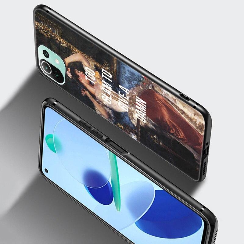 Renaissance Art Painting Case For Xiaomi Mi 11 Lite NE 11i 10T 11T Pro A2 A3 Lite POCO F3 M3 M4 C31 X3 Pro NFC GT Black Cover