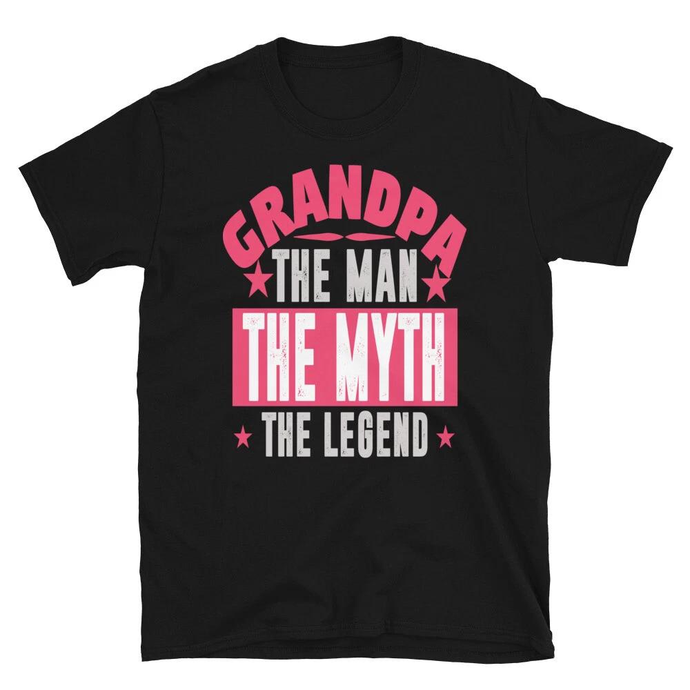 Grandpa Man Myth Legend Father s Day Papa Funny Dad T-Shirt M