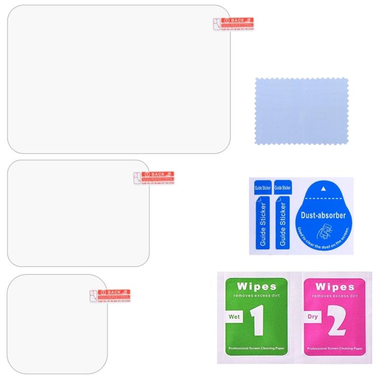 Für GoPro HERO13 Black PULUZ 3-in-1 Objektiv und Vorder-Rückseiten-Bildschirm 9H 2,5D Gehärtetes Glasfolie (Transparent)