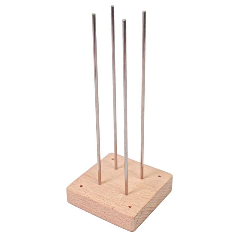 

Wood Base Paracord Weaving Tool with Stainless Steel Needle For Adult Beginner Paracord Ball Making Knitting Project 1