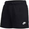 Embroidered Logo Fleece-Lined Sports Shorts Women Bottoms Black DQ5803-010