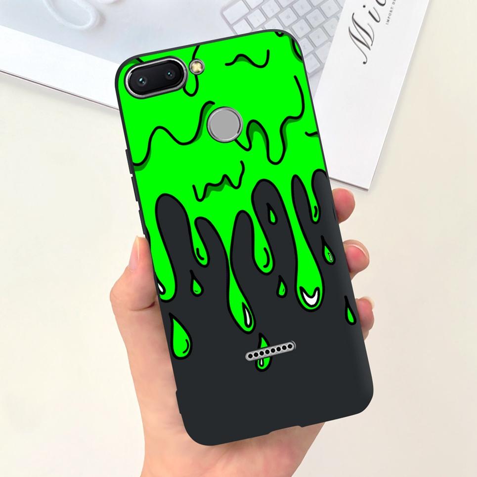 For Cover Xiaomi Redmi 6 6A 6Pro Bumper Shell Fashion Stylish Design Phone Cover For Redmi6 Redmi6a Soft Liquid Silicone Fundas