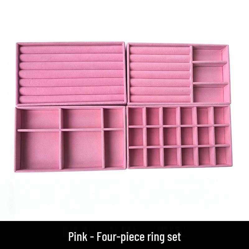 Schmuckaufbewahrungsbox & Schreibtisch-Organizer für Make-up, Ohrringe, Armbänder, Ringe