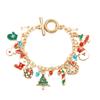 Snowflake Merry Christmas Bracelet Snowman Santa Claus Hand Chain Creative Christmas Jewelry  Girl
