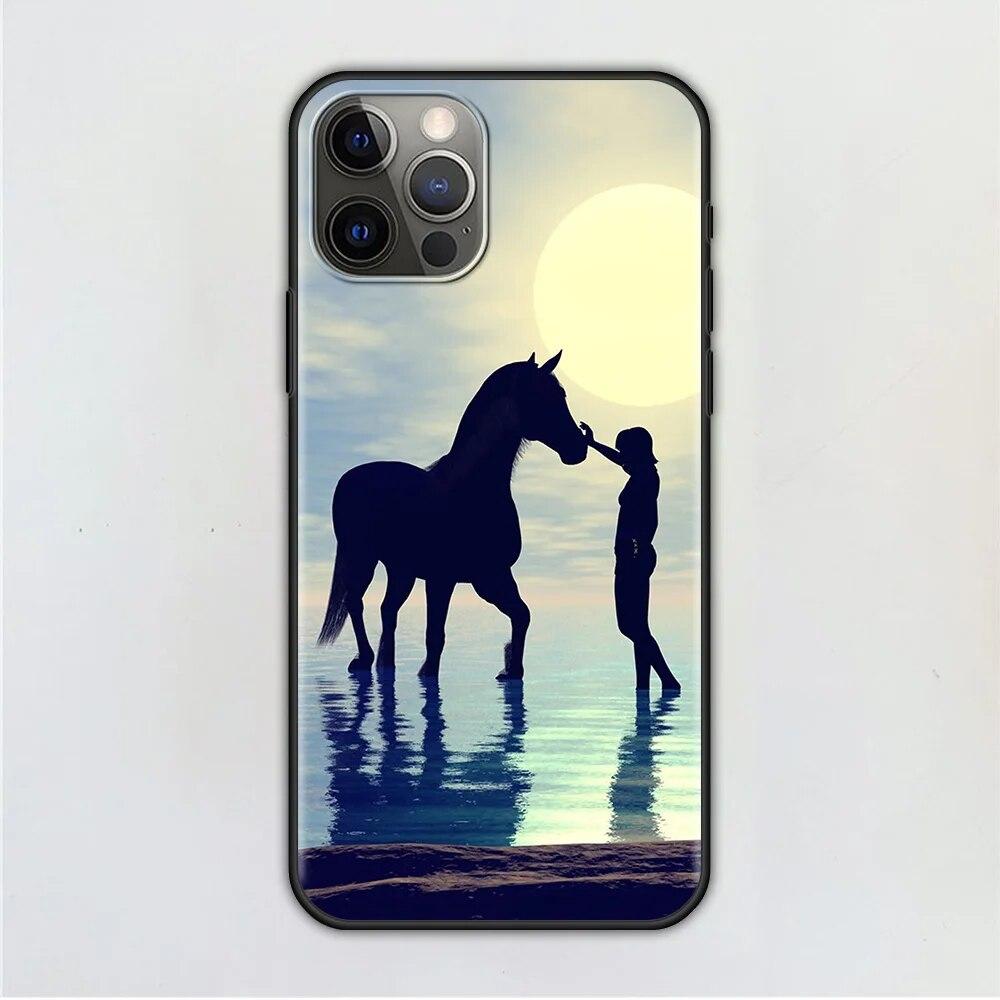 

Чохол для телефону Running horses для iPhone Samsung Galaxy Redmi Xiaomi Oppo OnePlus Note SA 7 8 9 10 11 12 13 14 20 21 22 23 53 54 Pro Max Ultra TPU Soft iPhone 7 or 8 or SE2
