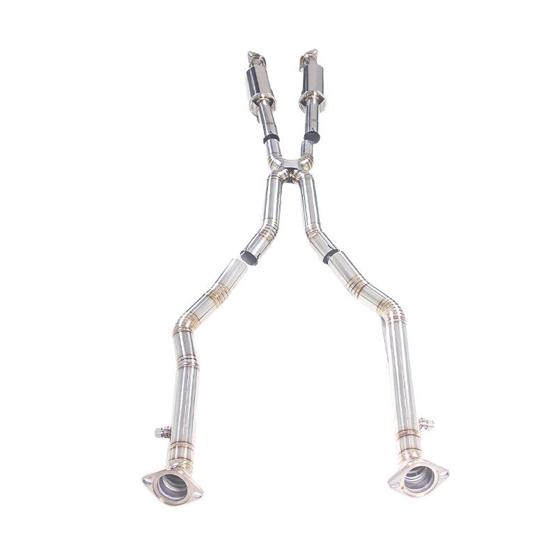 Lexus RCF 2022 5.0L Titanium Dual Muffler Valve Quad Exhaust Upgrade