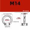 304 Stainless Steel Lifting Eye Nut - Round, Triangular Lug Nut Ring Cap