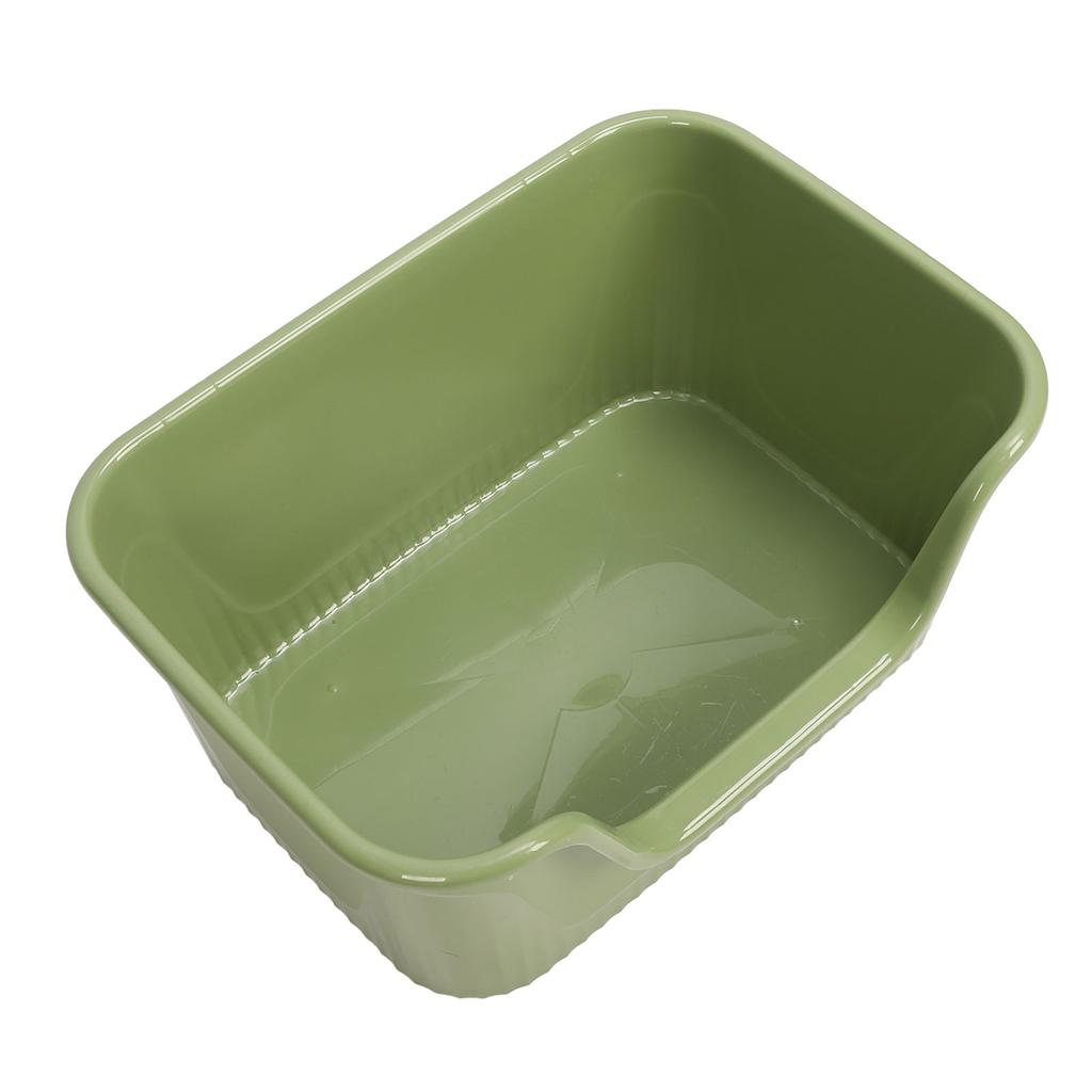 Cat litter box Extra Large Space High Sides Anti Splashing Easy to Clean Cat Litter Box 55x39x27cm for Large Cats Pet Supplies