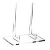 Plate Stand for Display Picture Frame Holder Clear Desktop Vertical Decorative Plate Holder Display Stand for Menu CD Photo
