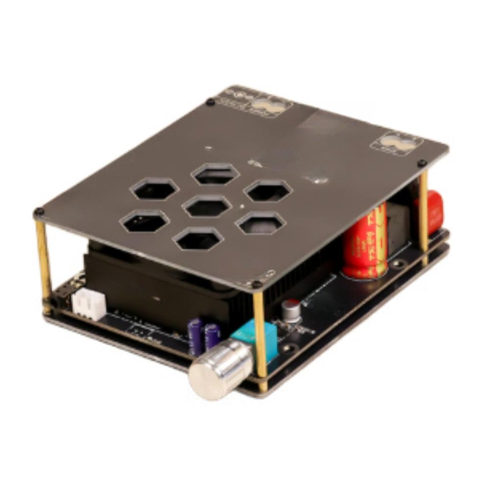 DC Dual Circuit TPA3255 Pure Power Circuit With Adjustable Preamp Gain MCU Smart Protection & Advanced Cooling System