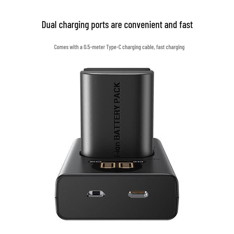 Ugreen Dual Slot LP-E6 Canon Camera Battery Charger CN plug (adapter included)