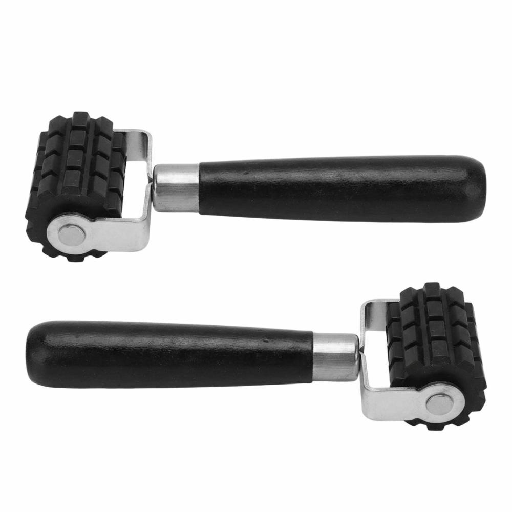 2pcs 6.9in Length Noise Insulation Roller Application Rolling Wheel  For Car Enthusiasts