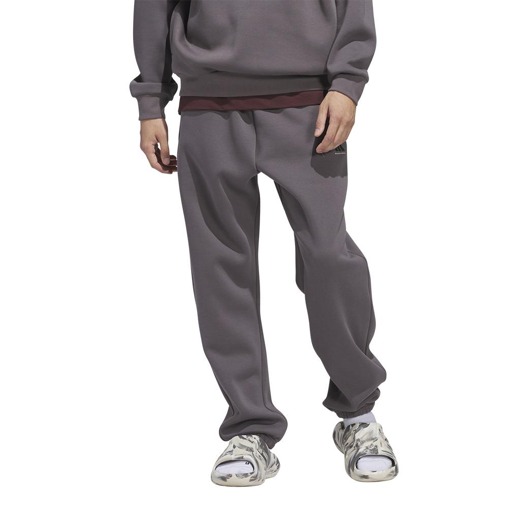 adidas SS25 ADI BB FL Soft Versatile Comfortable Casual Pants Unisex Pants Gray JL6872