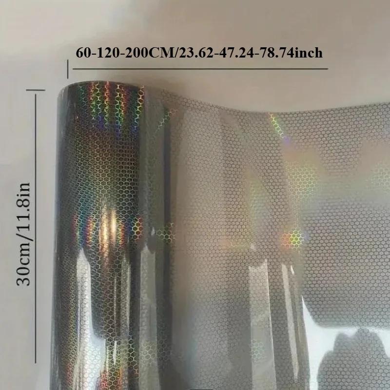 Car laser honeycomb headlight film, taillight film, chameleon motorcycle color-changing light film