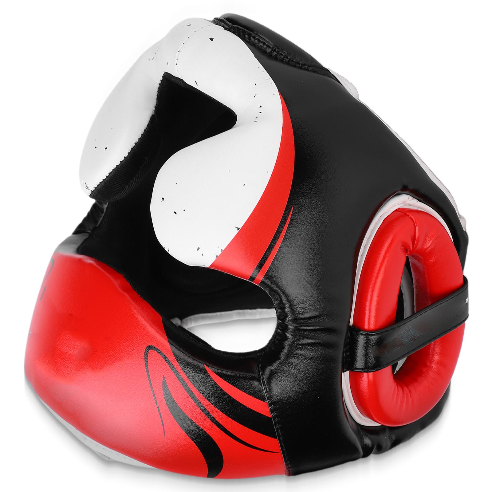 

Sports Boxing Helmet Protective Gear for Mixed Martial Arts Free Combat Muay Thai Red