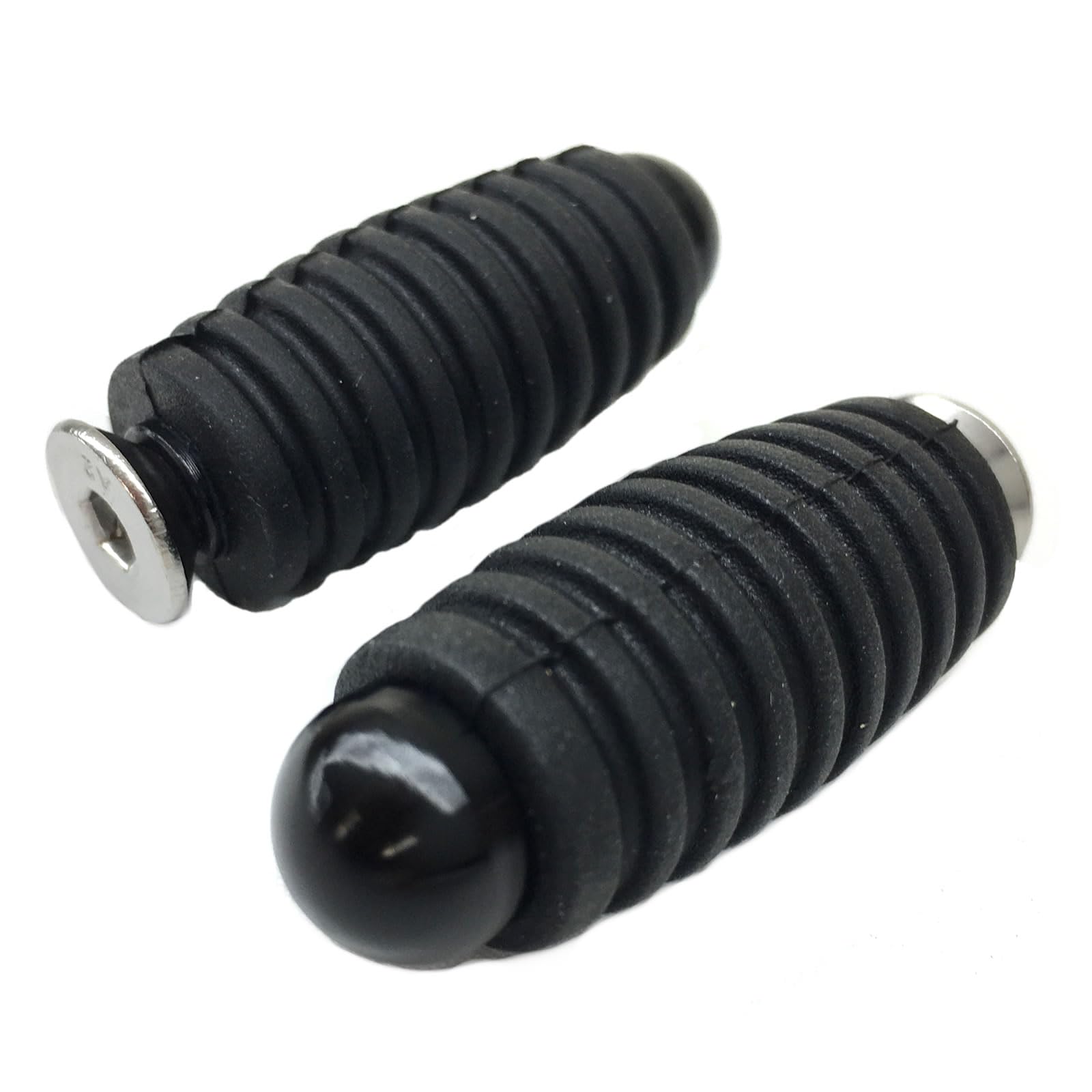 

Archnote Motorcycle Shift Foot Brake Peg Change Pedal M6 Dual Use Step Bar Rubber Parts Repair Set of 2 Black set of 2 чорний