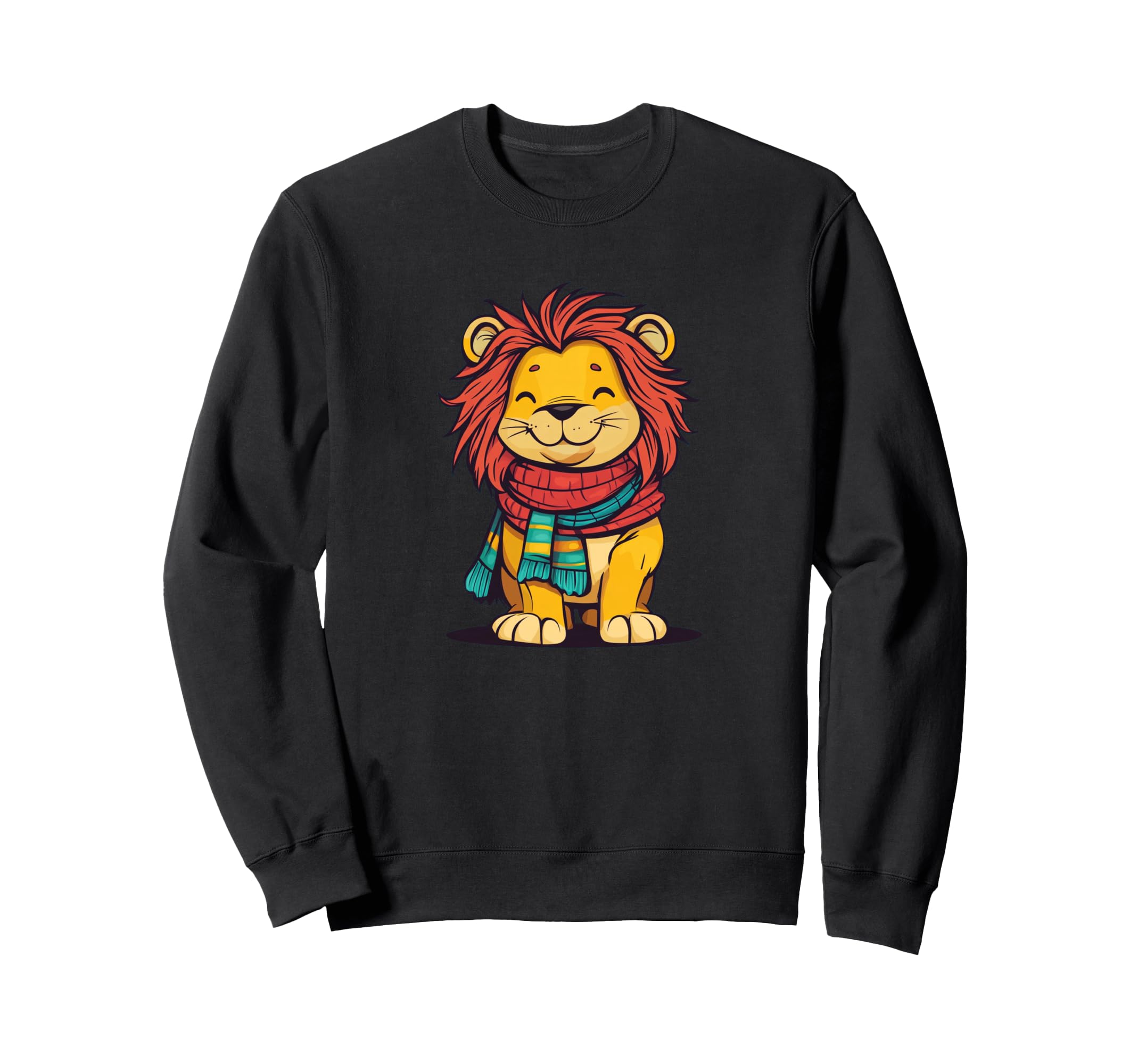 Cute Lion, Lovely Shawl Costume, Sweatshirt for Boys and Girls