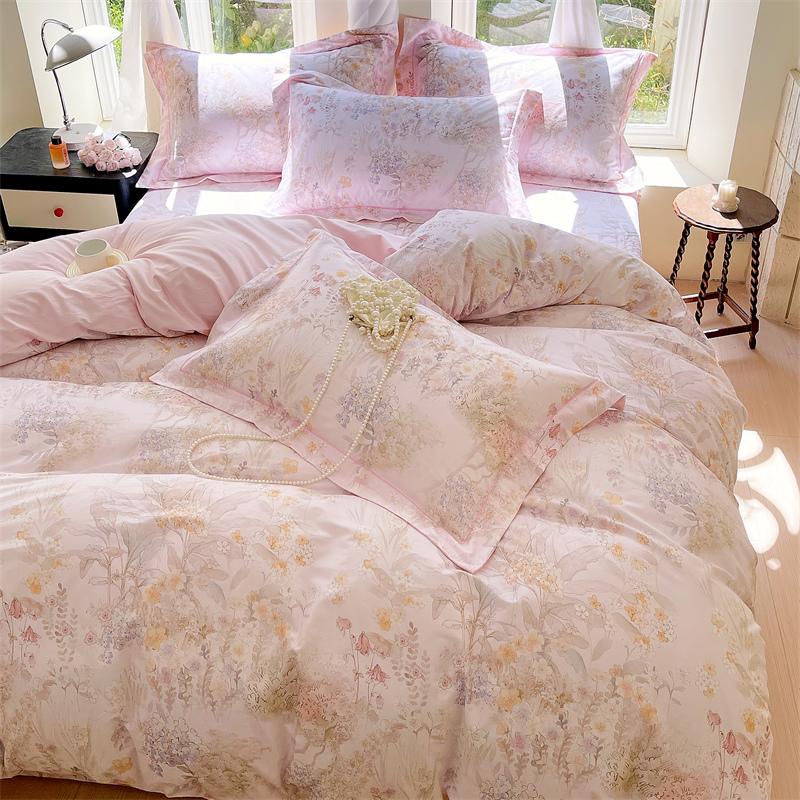 Luxe Hoge Dichtheid 100% Katoen Beddengoed Set 3 Delig, Dekbedovertrek Set 1 Dekbedovertrek 2 Kussenslopen, Enkel/Dubbel/200x200/220x240 140x200cm(55x79 in)
