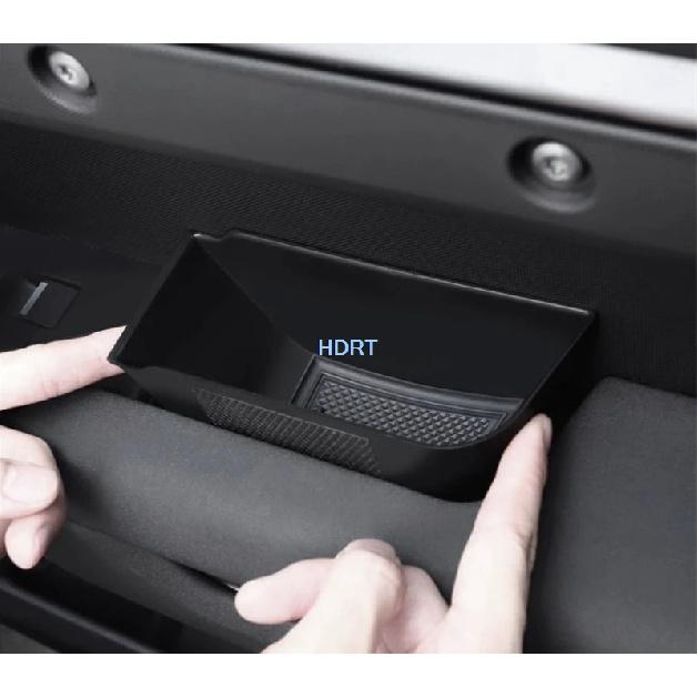 Fit For Land Rover Defender  + Car Styling Front Door Armrest Glove Frame Storage Box Cover Protector Decoration Accessories