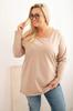 Bluzka Damska Plus Size Z Dekoltem W Łódkę Fango 4Xl/5Xl