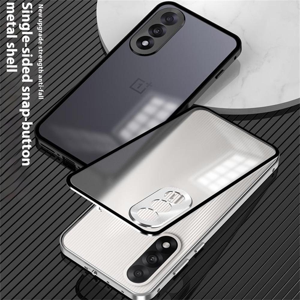 Pro OnePlus Nord 5 5G/Ace 5 Ultra 5G Matný kryt Hliníková slitina+PC Kryt na telefon Pop-Up Zacvakávací zámek