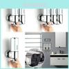 Hotel Badezimmer Wandmontierter Seifenspender Manueller Zuggriff ABS-Material Moderner und Schlichter Stil