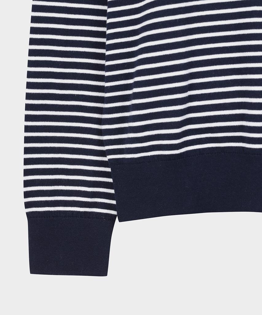 BROOKS BROTHERS Mariner Buttonless Polo Sweater (Navy) (Bbwtmm8896Qfs)