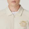 Puma Logo Embroidered Comfortable Breathable Running Jacket Unisex Jacket Off-White 630968-87