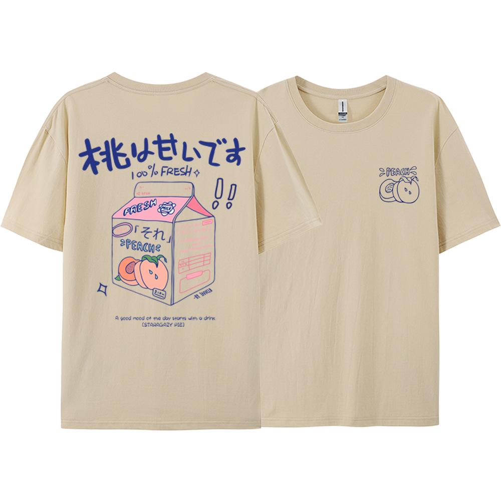 Ins Trend Versatile t-shirt Men Women Short Sleeved Summer Japanese Harajuku Bf Trendy Cotton Couple Half Sleeved Top Trendy