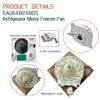 Replacement Fridge Cooling Fan Motor Suitable for Precise Fit Enhanced Airflows Quiet Operation Long Lasting Performances